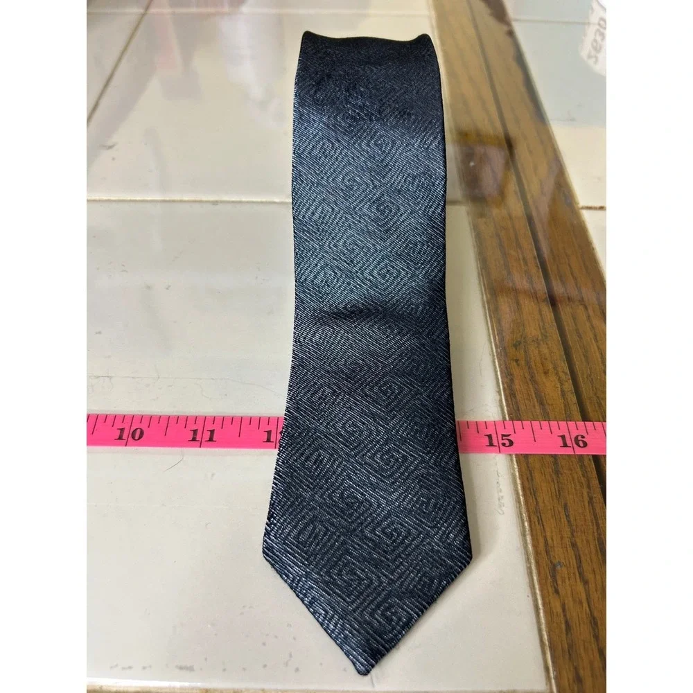 REAL GUYS by‎ J. Ploenes Silk Necktie Germany Geometric Blue Menswear